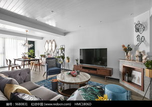 混搭風住宅客廳 自由與個性的藝術融合