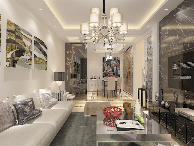 華潤橡樹灣125平現代簡約風 詮釋都市精英的靜謐生活美學